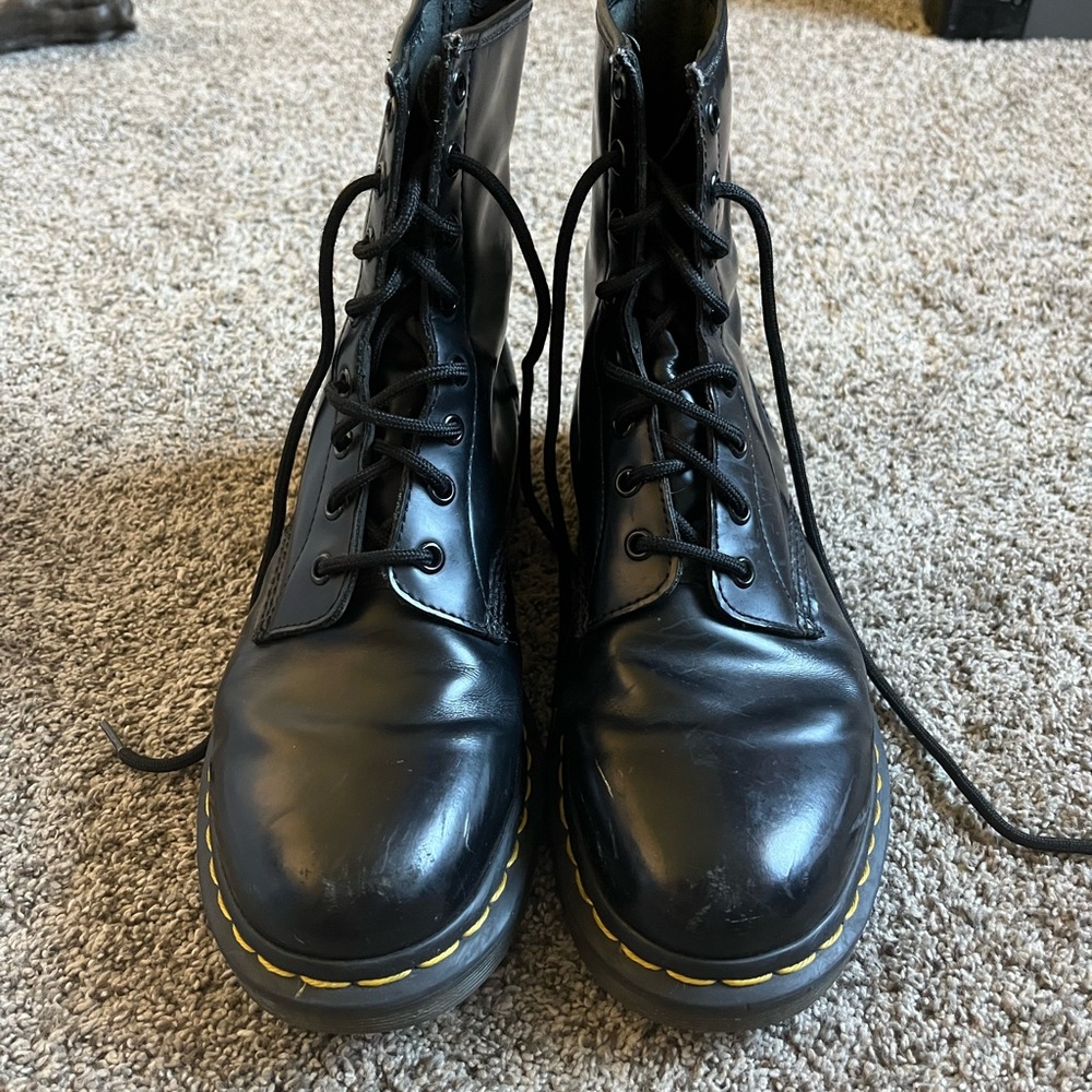 Dr. Martens Black Combat Boots